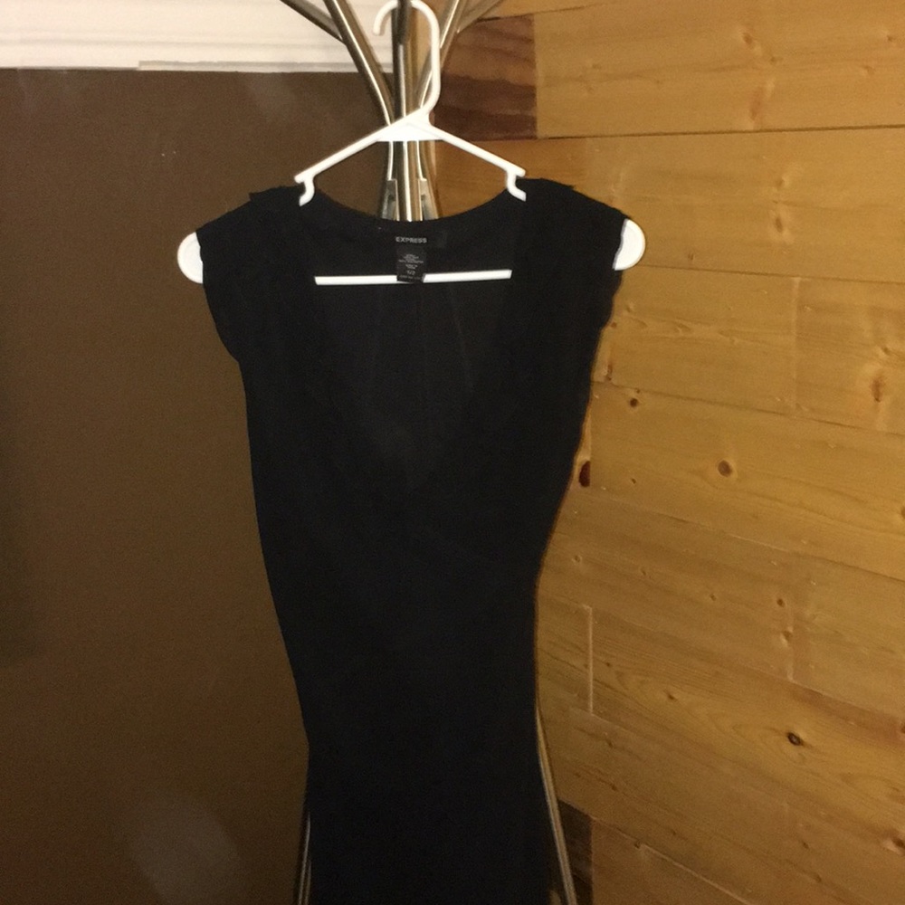 Black cocktail dress